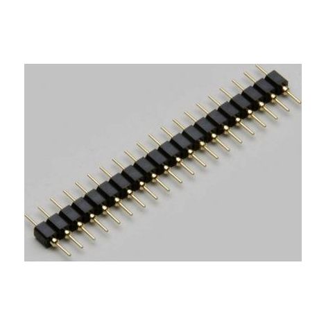 TRU COMPONENTS Barrette femelle (de précision) Nbr de rangées: 1 Nombre de pôles par rangée: 10 TC-2506409 1 pc(s) Q202722 (1/2)
