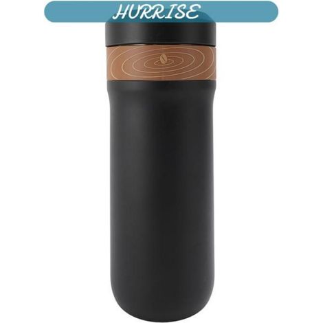 Sonew Isolierter Kaffeebecher, tragbarer Thermobecher mit French-Press-Kaffeefilter und Siebeinsatz (1/5)