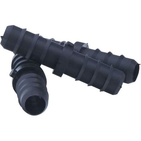Jonction Droite pour Goutte À Goutte Ø16mm Cannelé Par 3 pièces - RAIN