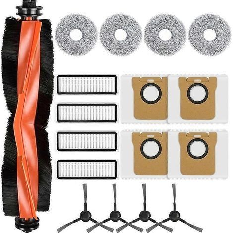 Accessoires pour aspirateur robot Xiaomi X20 Max / Xiaomi X20 Pro / Mijia M30 : brosse latérale principale, filtre HEPA, lingette de nettoyage et sac à poussière. (1/5)