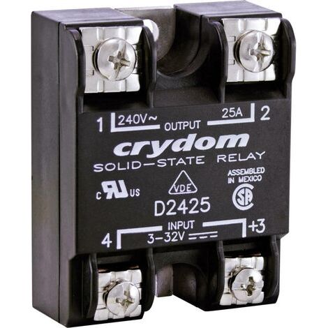 Crydom Relais à semi-conducteurs H12WD4890 90 A Tension de contact (max.): 660 V/AC à commutation au zéro de tension 1 (1/3)