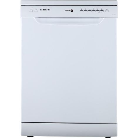 Fagor – Lave-vaisselle 60 cm 13 couverts – Classe énergétique E – 6 programmes – Départ différé – Conso. eau 11L/cycle – Blanc