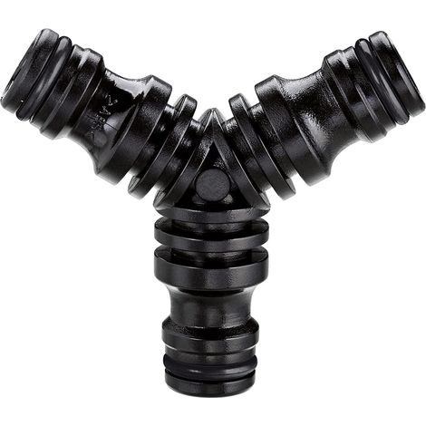 DEVIATORE A 3 VIE DA GIARDINO PER TUBI CON RACCORDI QUICK-CLICK CLABER (1/4)