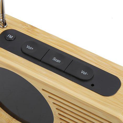 Réveil numérique LED multifonction USB avec affichage de l'heure et de la température, radio FM (1/5)