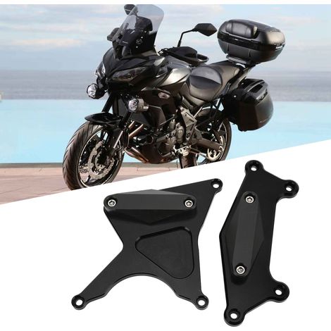 CNC-gefräste Motorteile für Motorräder, Motor-Sturzblock, Getriebekupplungsschutz für Kawasaki Versys KLE 650, KLE650 2006-2020, schwarz. (1/5)
