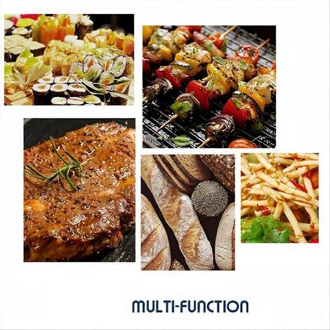 Pince à salade, à pâtisserie, outils de cuisson et de barbecue dorés (1/5)