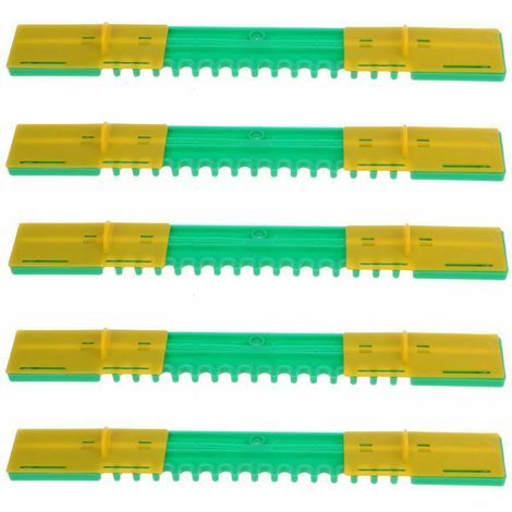 5 pièces Cadre Ruche en Plastique Porte pour Ruche entrée réducteur Porte traité Anti évasion Cadre Abeille pour l'apiculture sans Rouille