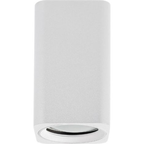 Plafoniera moderna gea led gfa1620 gu10 led alluminio bianco