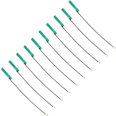 Antenne PCB intégrée 10 pièces NZGSMPCB003, câble RG1.13 3dBi 2G 3G, fil antenne pour alarme sécurité domotique maison intelligente (1/5)