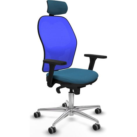 Sedia da Ufficio Piqueras y Crespo 3D086G2 Azzurro Verde petrolio (1/5)