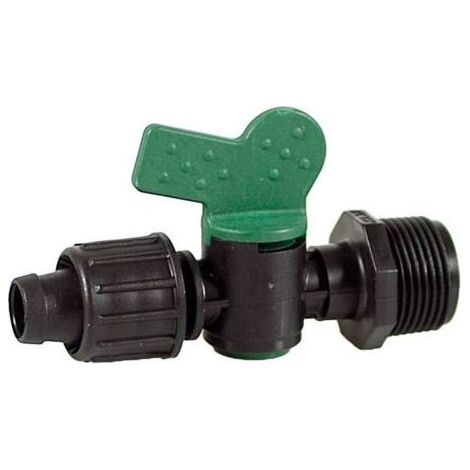 25 pièces dérivation VMT, raccord mâle 16 mm, pour tube capillaire d'irrigation, jardin