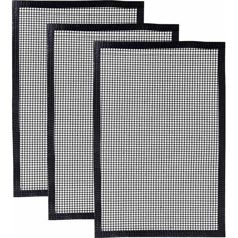 royaluxe - Tapis de gril, grille de cuisson antiadhésive rôti est parfait pour 3 rouleaux (40 x 33 cm)