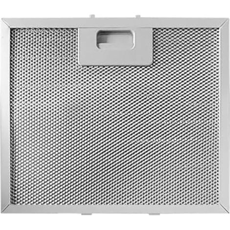 Filtre pour hotte aspirante en acier inoxydable - 5 couches - Aluminisé - Pour hotte aspirante - 400 x 300 x 9 mm - Argent (1/5)