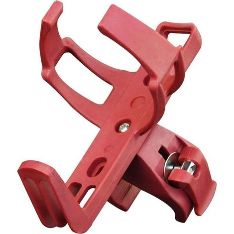 Porte-bouteille pour vélo, accessoire de voiture portable, rotation à 360°, porte-gobelet - Rouge - (1/5)
