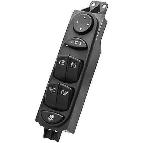 Commande de lève-vitre électrique, compatible avec Mercedes-Benz Vito Bus VIANO W639 (2005-2013), ABS noir, lot de 1 (fdq) (1/5)