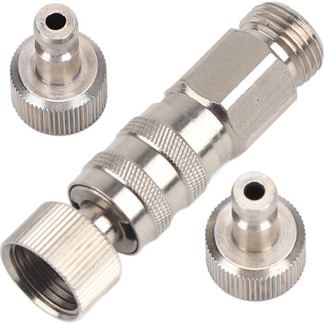 Raccord rapide pour aérographe en laiton, coupleur à déconnexion rapide, adaptateur professionnel, accessoire de fixation. (1/5)