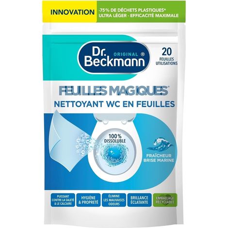 Nettoyant WC - feuilles prédosées - Marine - 20 feuilles (1/5)