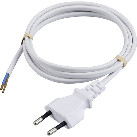Sygonix SY-6329436 Strom Anschlusskabel  Weiß 1.50 m