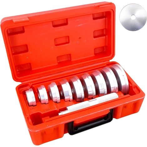 ESTRATTORI CUSCINETTI BOCCOLE SET 10 PZ CON VALIGETTA RUOTE AUTO MOTO CAMION (1/5)