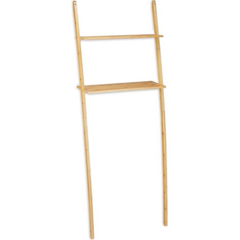 Mini scaffale portaoggetti per bagno 70 x 30 x 50 cm ottimizzazione ottimale dello spazio in bambù naturale 130009629