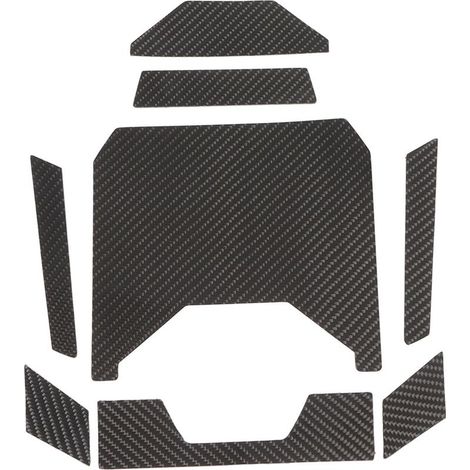 Garniture de couvercle de boîte de rangement de Console centrale, matériau en Fiber de carbone de remplacement pour Polaris RZR PRO XP 2021 +. (1/4)