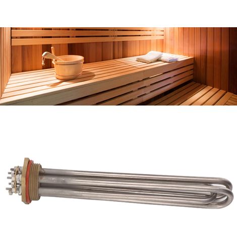 Élément Chauffant Sauna 6KW en Acier Inoxydable Durabilité Antirouille Tube de Chauffage 230V (1/5)