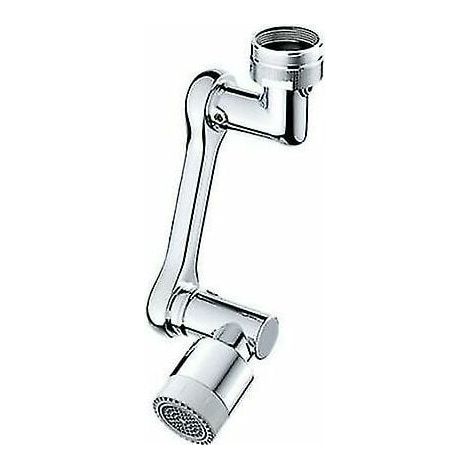 Readcly – Robinet extensible rotatif 1080° avec filtre anti-éclaboussures – 2 modes de débit – Installation facile pour cuisine et salle de bain