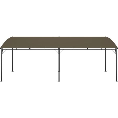 Store Banne - Auvent pare-soleil de jardin 6x3x2,55 m Taupe fr10844 - Maison La Vie (1/5)