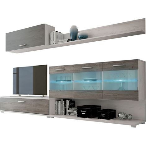 Salón Zafiro Andersen Pino - Gris 250cm (ancho) x 80,3cm (alto)