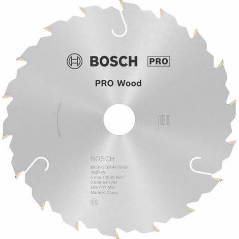 Lame de scie circulaire Bosch Speedline Bois 150 x 20 x 2,0 mm 18