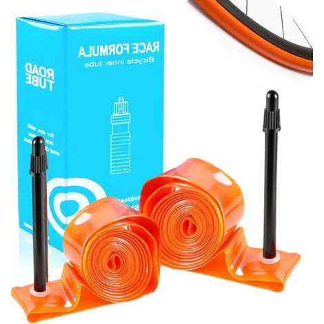 Lot de 2 Chambres à air en TPU pour vélo de Route 700 x 18-32c, 700 x 23/25/28/30/32c, avec Valve Presta (65 mm) (1/5)