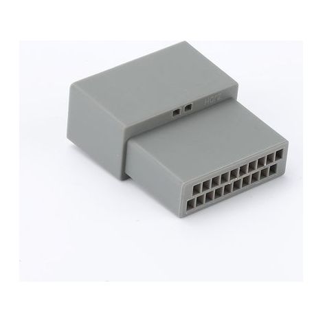 Simplified 24-pin connector for domestically manufactured automotive wiring harnesses (1/4)