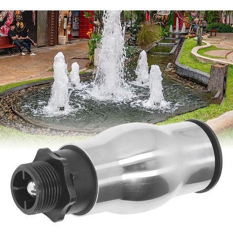 Buse de Jet Mousseux Filetage Mâle G1 en Acier Inoxydable 304 pour Jardin, Étang, Lac (1/5)