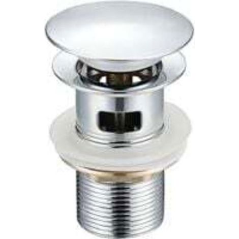 Bonde d'évier pop-up – Acier inoxydable 304, G1/4 po – Pour cuisine et salle de bain – Argent (1/5)