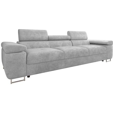 Sofá Comfivo Vinetum III, Lumo 65, 263x102x70cm, Tapiz, Patas: Metal, Plástico