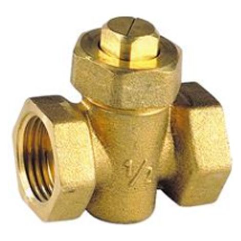 Robinet à boisseau foncé femelle femelle 3/4" (20/27) - Sferaco