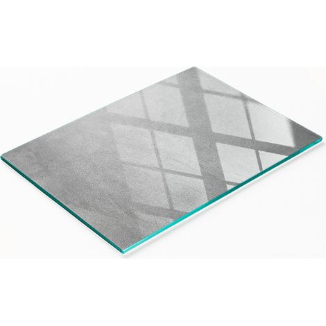 Panel decorativo multifuncional para cocina, de pared gris endurecido, 80x52 cm.