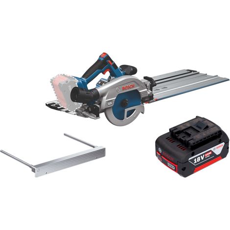 Sega circolare a batteria Bosch GKS 18V-57-2 GX Professional 18 V 165 mm brushless + 1x batteria da 5,0 Ah + guida di taglio - senza caricabatterie (1/5)