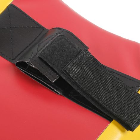 Cible d'entraînement Taekwondo - Pad de frappe pieds et mains pour Kickboxing et arts martiaux - Rouge et jaune (1/5)