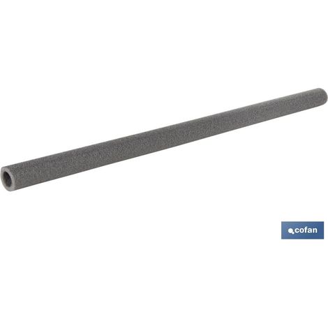 Pack de 15 unités de manchon isolant PE pour tuyaux Ø18 mm x 1 m