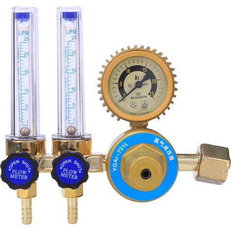 Régulateur de pression argon/dioxyde de carbone pour le soudage à l'arc sous argon (1/5)