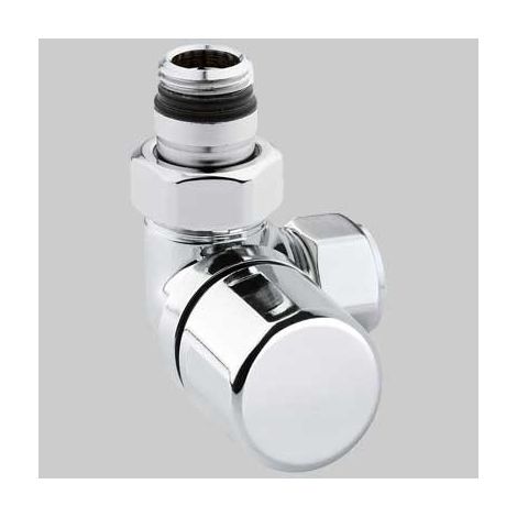 VALVOLA D'ARREDO AD ANGOLO SX TERMOSTATICA CROMO - 1/2 x 24-19