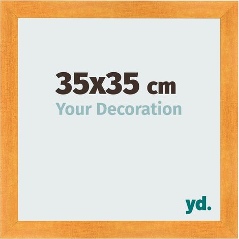 yd. - Cadre photo 35x35 - Orange - MDF - Pisa (1/5)