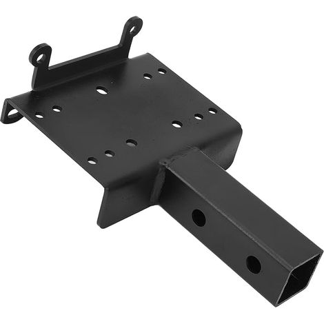 Mountain Bike Winch Mounting Plate Metal Winch Bracket 8T Break Resistance Hitch Bracket for ATV UTV Gardening Equipment (1/5)