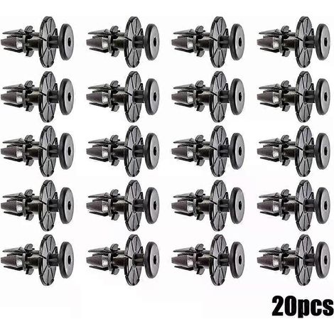 Lot de 20 entretoises de seuil de porte latérales avec clips de fixation, joints et vis pour BMW Série 5 et 6 E60 E61 E63 E64 Cabriolet (1/5)