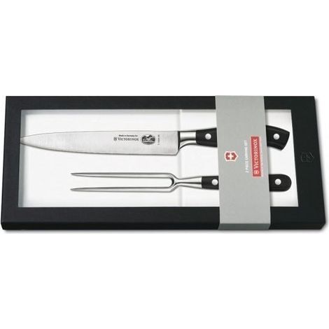 Coffret de couteaux à découper - VICTORINOX - Forgés - 2 pièces - Acier inoxydable - Manche ergonomique