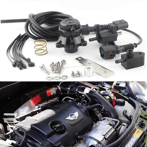 Soupape de décharge d'admission turbo à atmosphère forgée pour Peugeot 308, BMW Mini R56, 57 Cooper et Citroën DS5 (moteur 16T). (1/4)