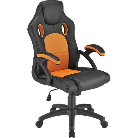 Sedia da scrivania Montreal   Arancione  Sedia da scrivania imbottita con schienale regolabile (1/2)