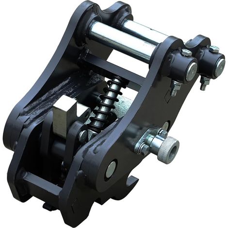 Attache rapide semi-automatique pour mini-pelles de 0,8 à 2 tonnes, fixation du godet, attelage à changement mécanique (1/5)