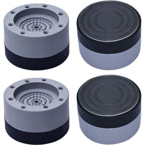 4 Pièces Patins Anti-Vibration pour Machine à Laver, Réduction du Bruit et Empêche le Mouvement (3.5CM) (1/4)